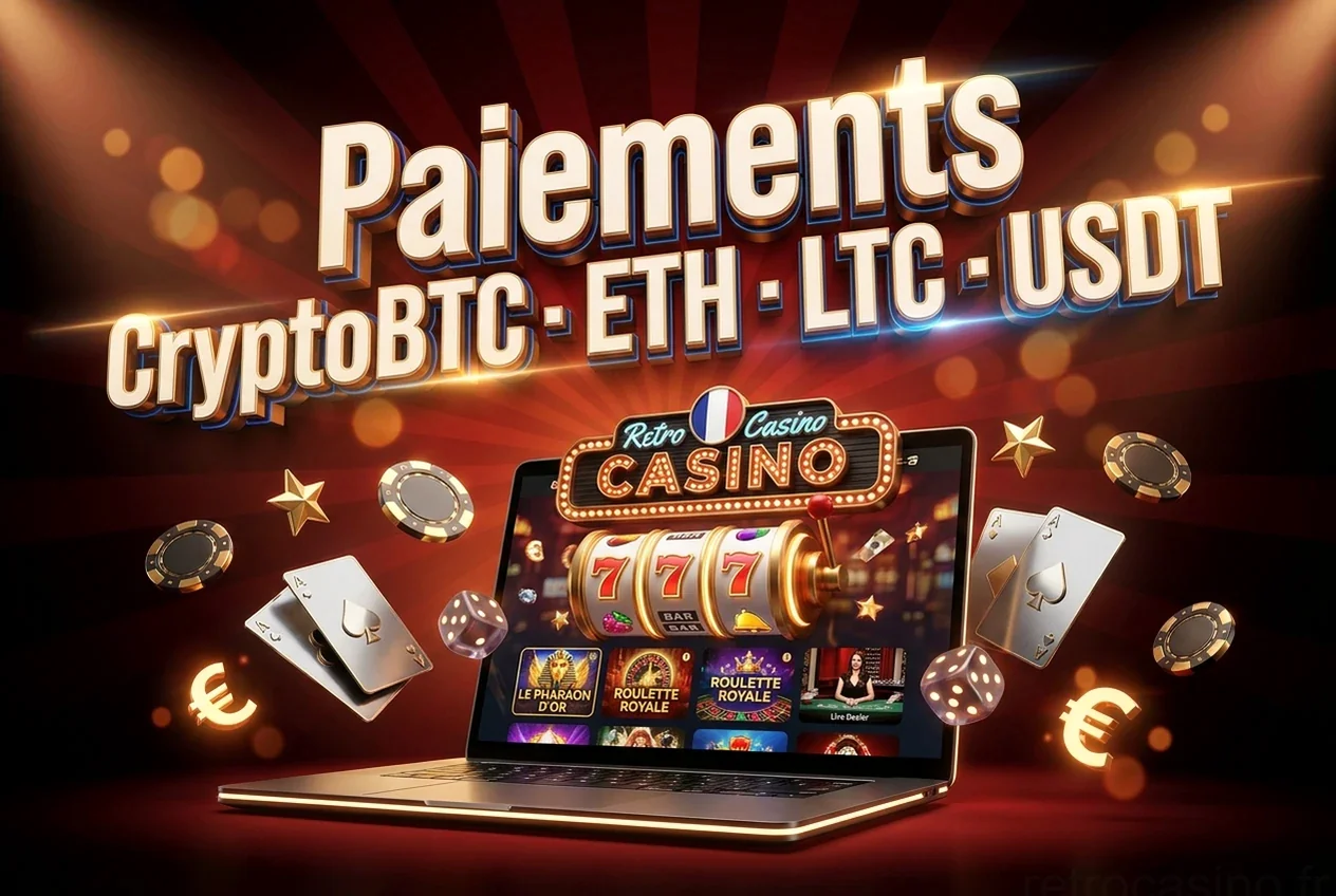 Paiements CryptoBTC · ETH · LTC · USDT